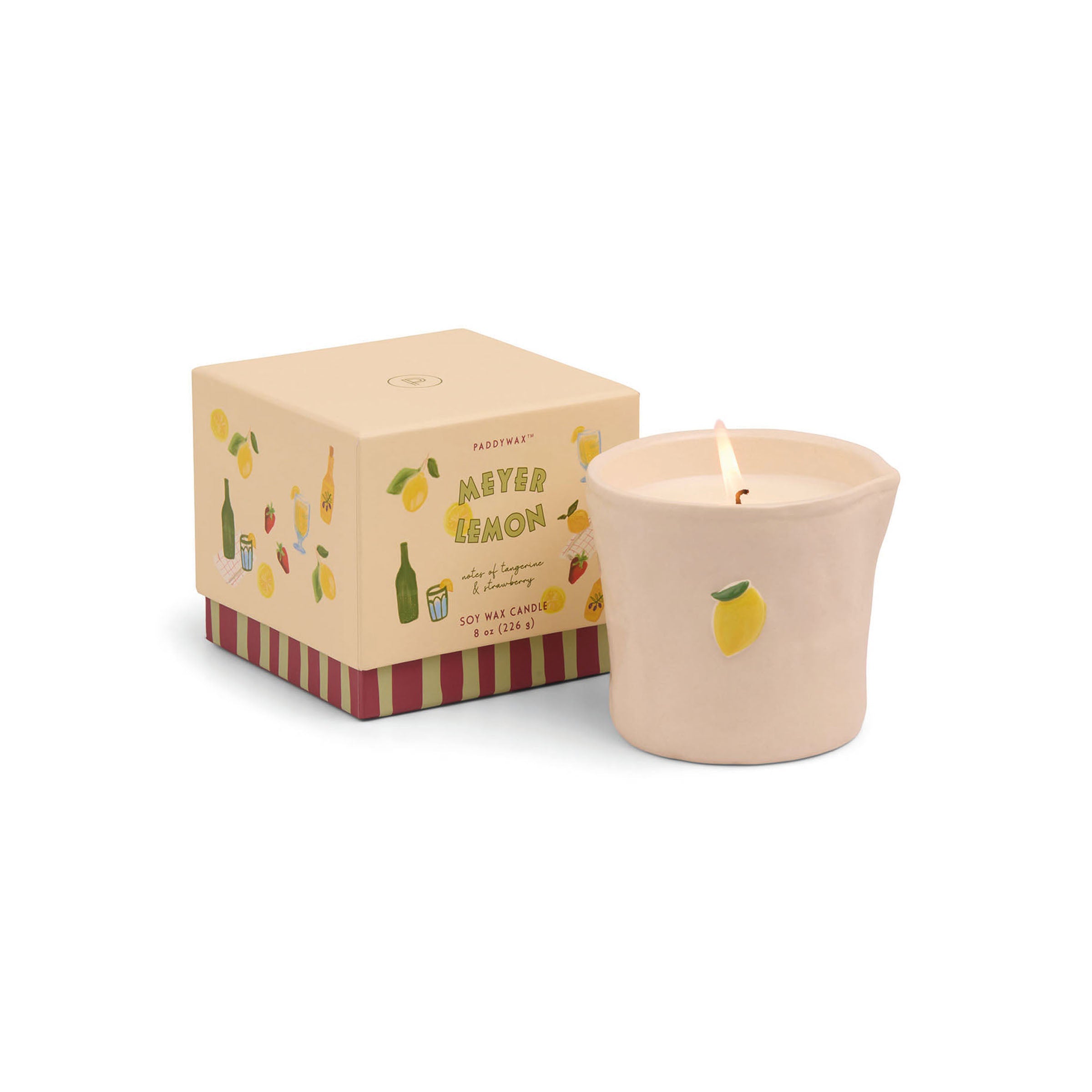 Lenox Everyday Flatware Bistro Meyer Lemon 8oz Candle - Image 2