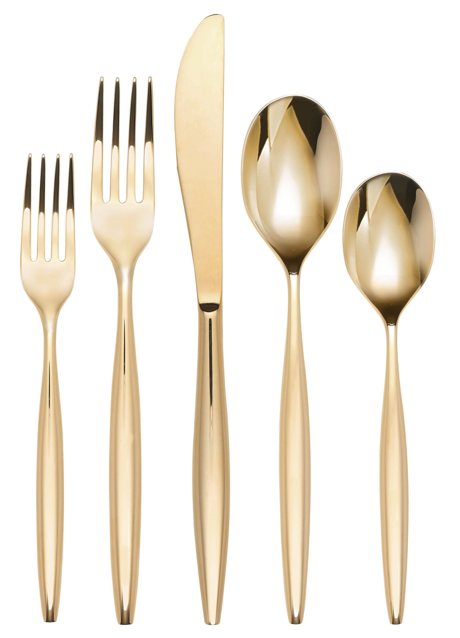 Lenox Everyday Flatware Braga Gold Mirror 20-Piece Flatware Set