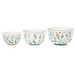 Lenox Everyday Flatware First Blooms 3-Piece Nesting Bowl Set
