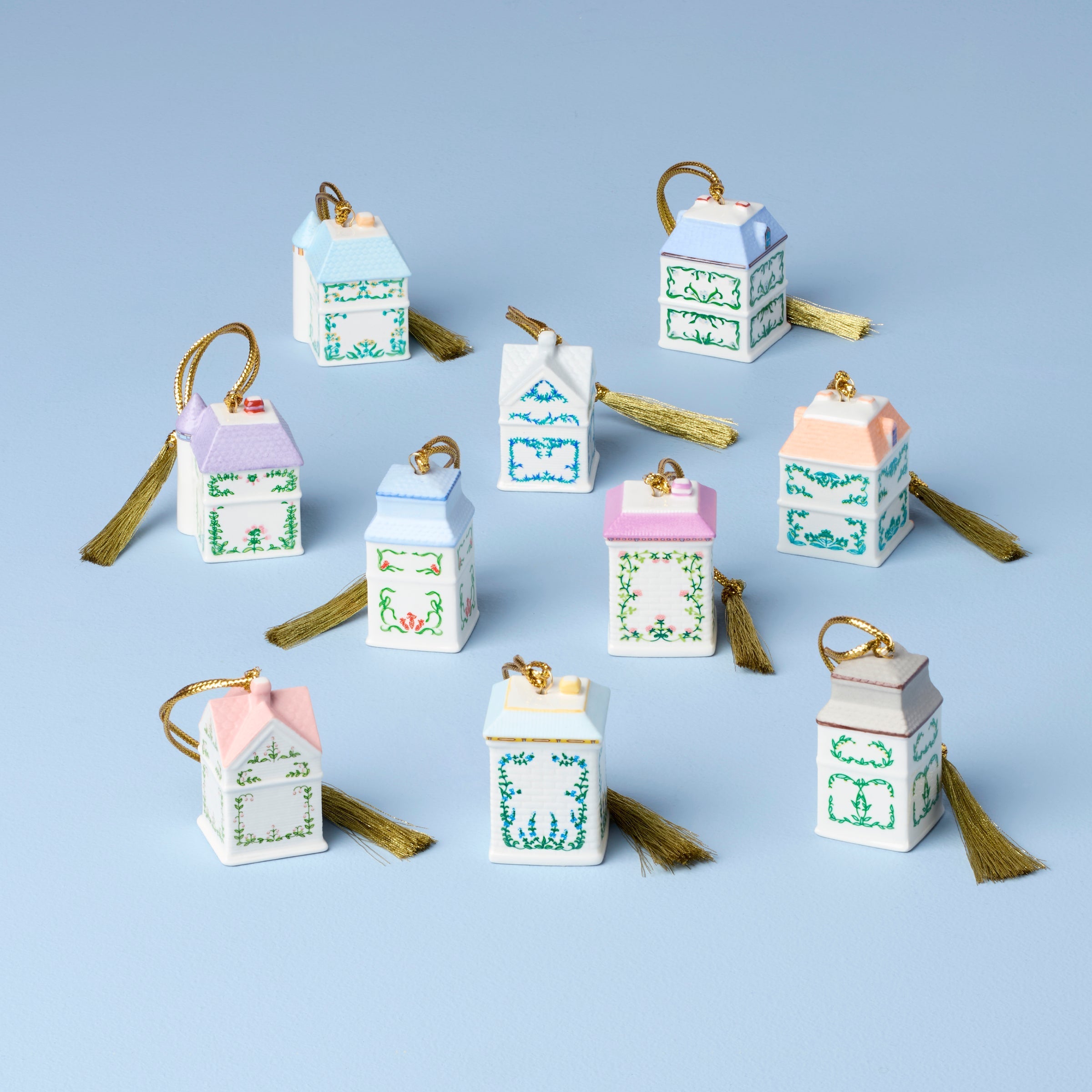Lenox Everyday Flatware Lenox Spice Village 10-Piece Mini Ornament Set - Image 3