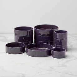 Alternative view of Lenox Everyday Flatware Modulus Nightshade 12-Piece Bowl Set
