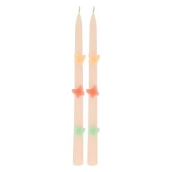 Lenox Everyday Flatware Butterfly Taper Candles, Set of 2