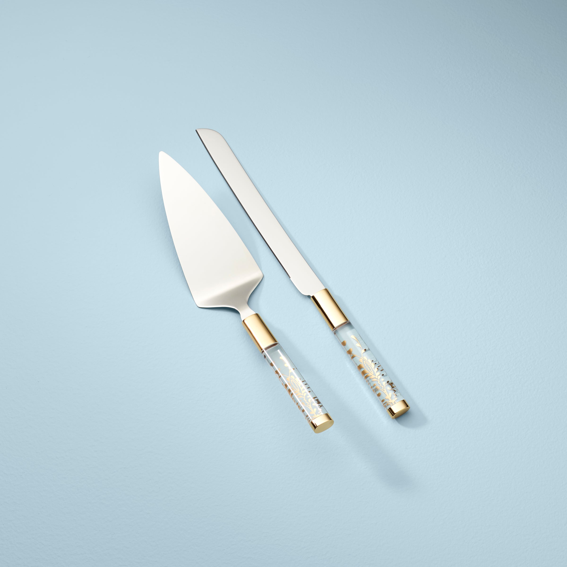 Lenox Everyday Flatware Opal Innocence 2-Piece Cake Knife & Server Set