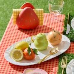 Alternative view of Lenox Everyday Flatware Tutti Fruity Pear & Orange Sugar & Creamer Set