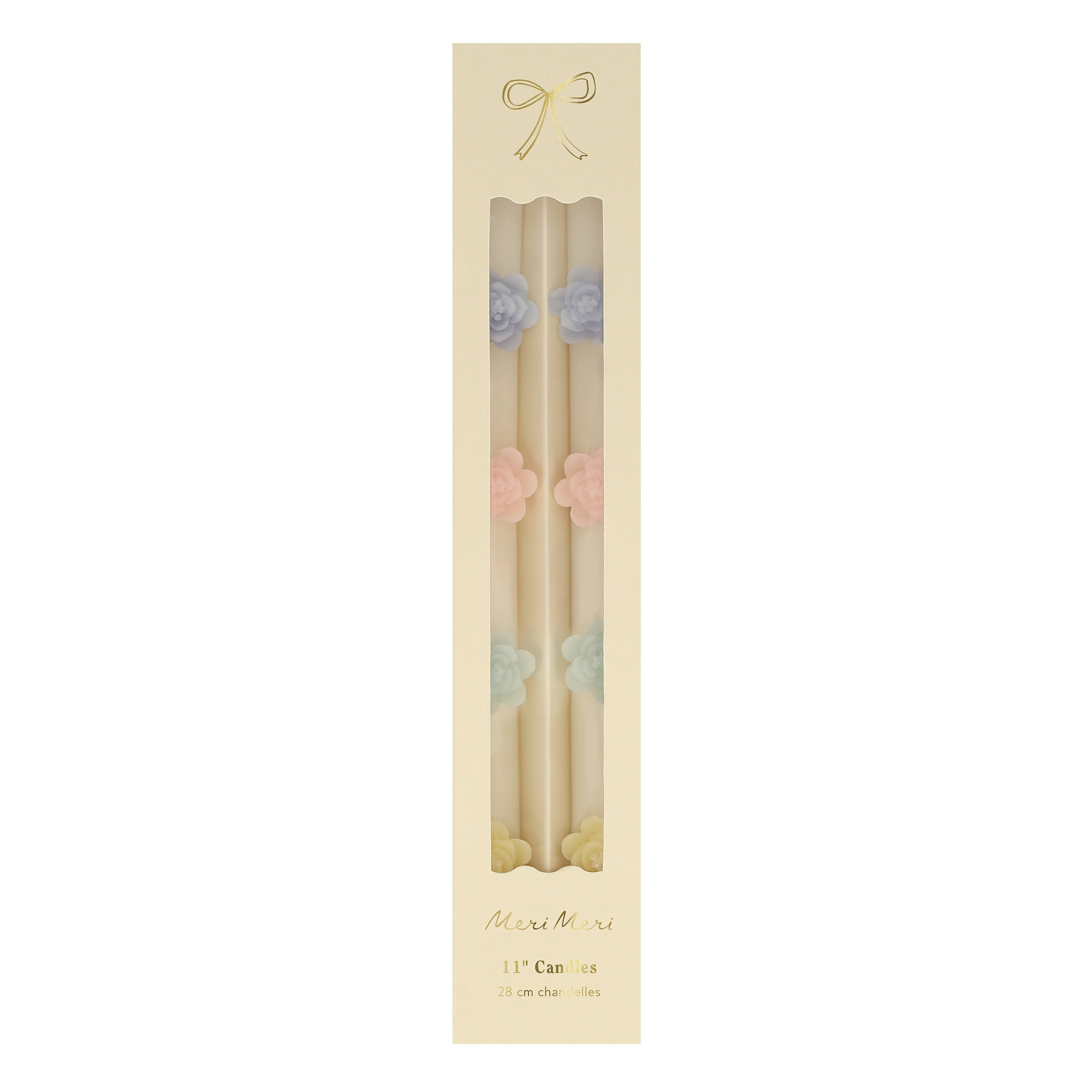 Lenox Everyday Flatware Pastel Flowers Taper Candles, Set of 2 - Image 7
