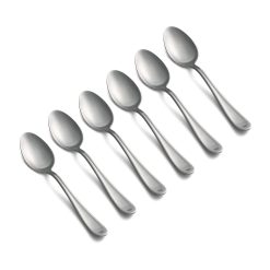 Lenox Everyday Flatware Malibu Satin Dinner Spoons, Set of 6