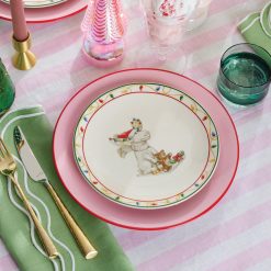 Alternative view of Lenox Everyday Flatware Merry Marcel Moose 4-Piece Dessert Plate Set