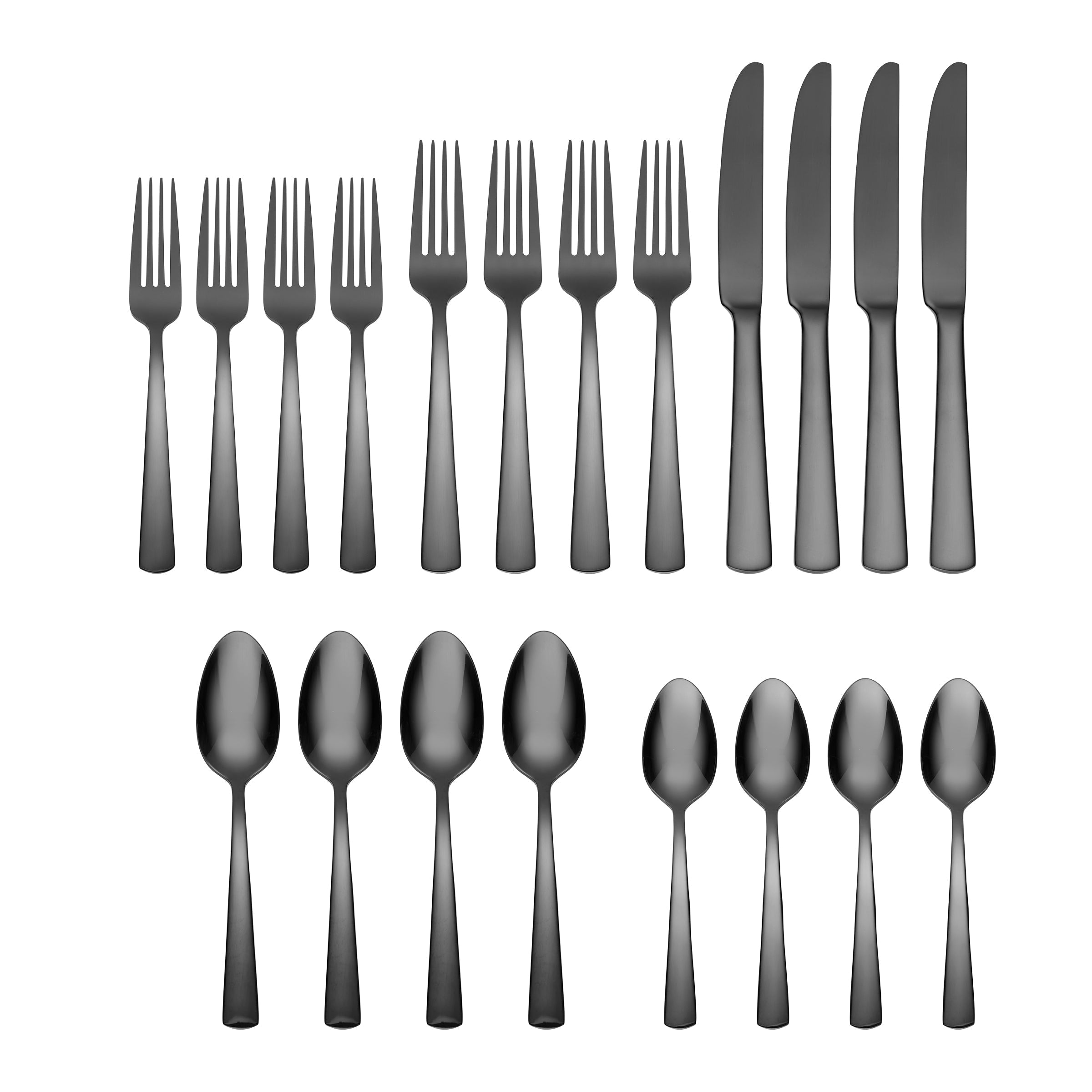 Lenox Everyday Flatware Aptitude Midnight Glossy 20-Piece Flatware Set - Image 2