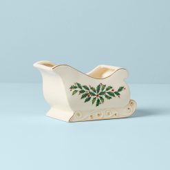 Alternative view of Lenox Everyday Flatware Holiday Sleigh Candy Dish