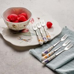 Lenox Everyday Flatware Butterfly Meadow Cocktail Forks, Set of 6
