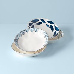 Lenox Everyday Flatware Blue Bay Pasta Bowls, Set of 4