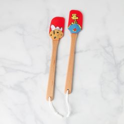 Lenox Everyday Flatware Chef Snoopy Red Spatulas, Set of 2