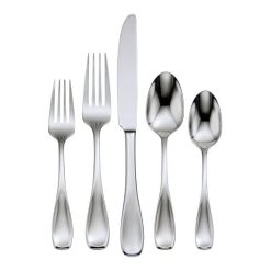 Lenox Everyday Flatware Brushed Satin Voss 45 Piece Flatware Set