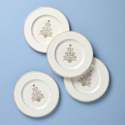 Lenox Everyday Flatware Federal Gold Tree Accent Plates, Set of 4