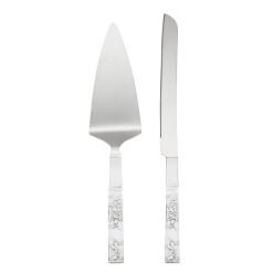 Lenox Everyday Flatware Silver Peony 2-Piece Dessert Set