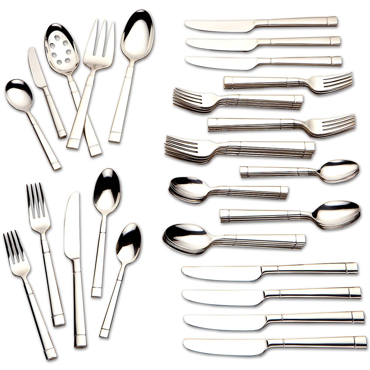 Lenox Everyday Flatware Fair Harbor 45-Piece Flatware Set