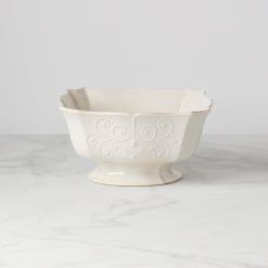 Lenox Everyday Flatware French Perle White Centerpiece Bowl