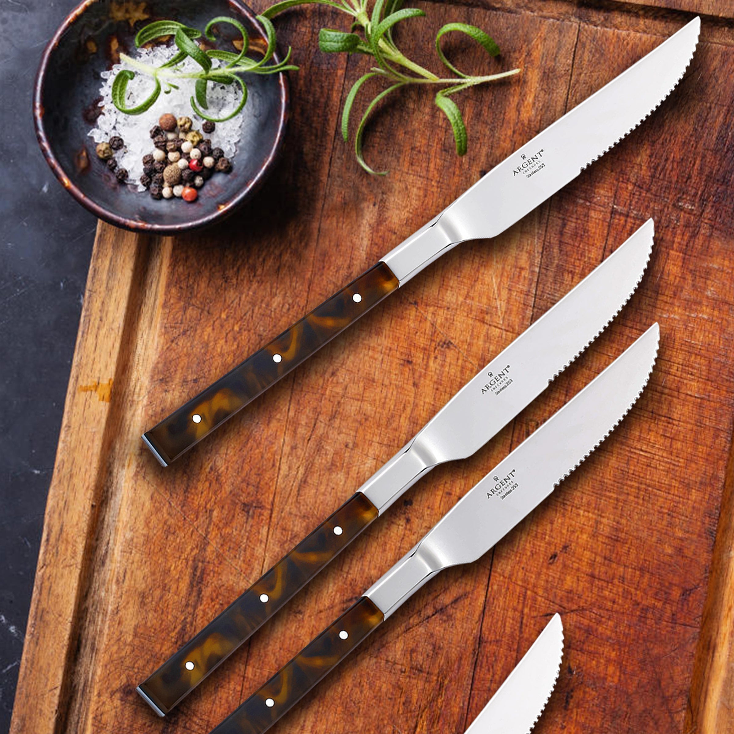 Lenox Everyday Flatware Tortoise Steak Knives, Set of 4 - Image 2