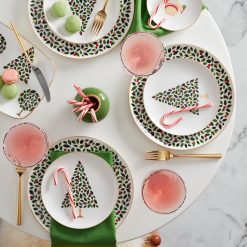 Alternative view of Lenox Everyday Flatware Evergreen Accent Plates, Set of 4