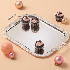 Alternative view of Lenox Everyday Flatware Silverplate Rectangular Tray With Handles