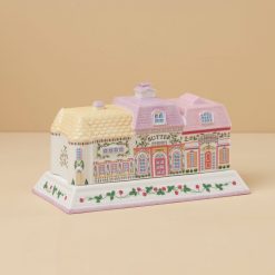 Lenox Everyday Flatware Lenox Spice Village Covered Butter Dish