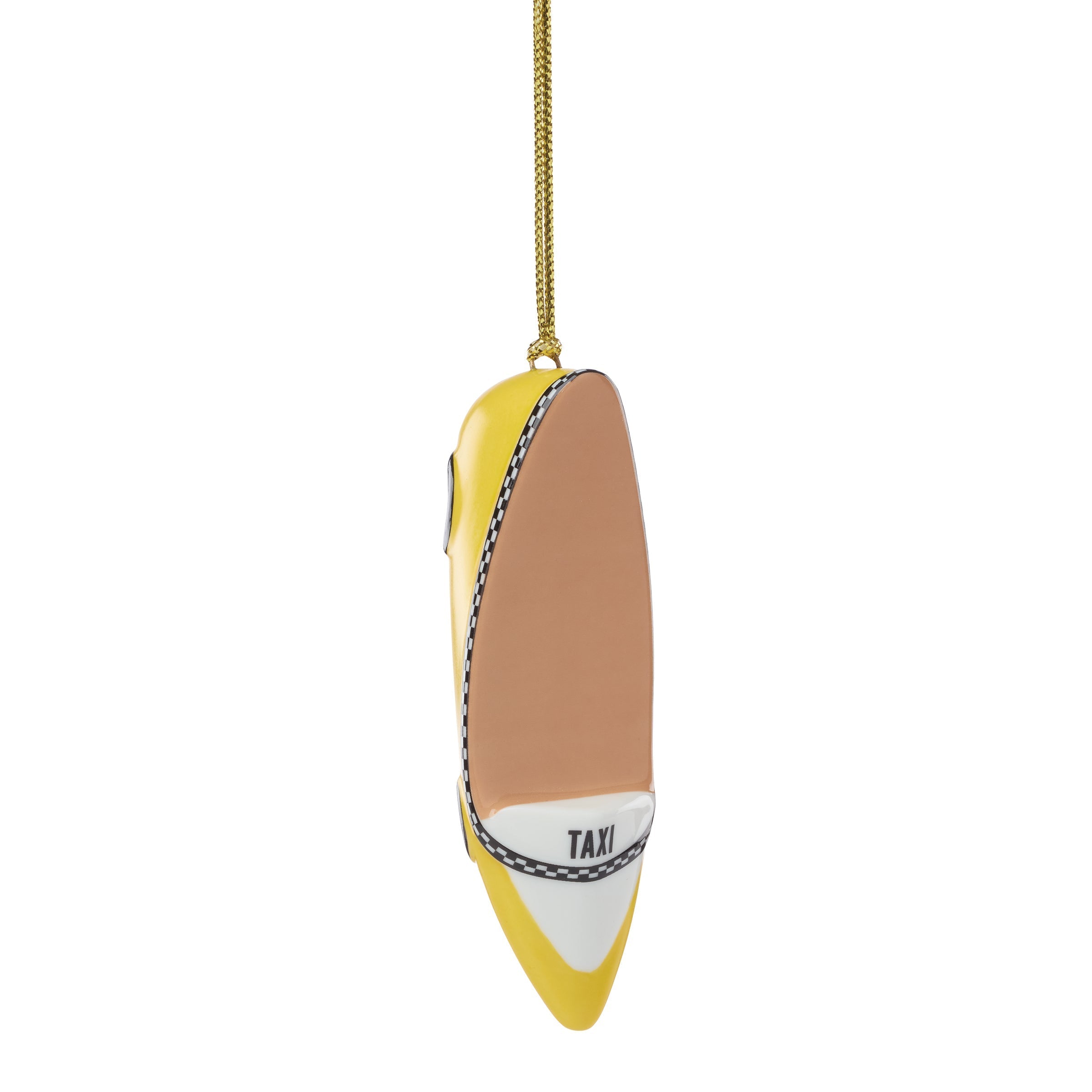Lenox Everyday Flatware Be Jolly Taxi Shoe Ornament - Image 3