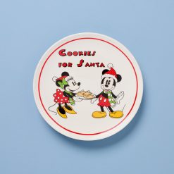 Lenox Everyday Flatware Disney Holiday Cookies for Santa Plate