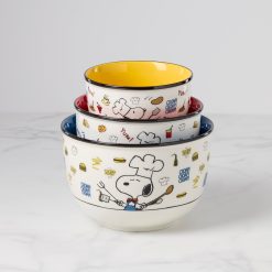 Alternative view of Lenox Everyday Flatware Chef Snoopy 3-Piece Bowl Set