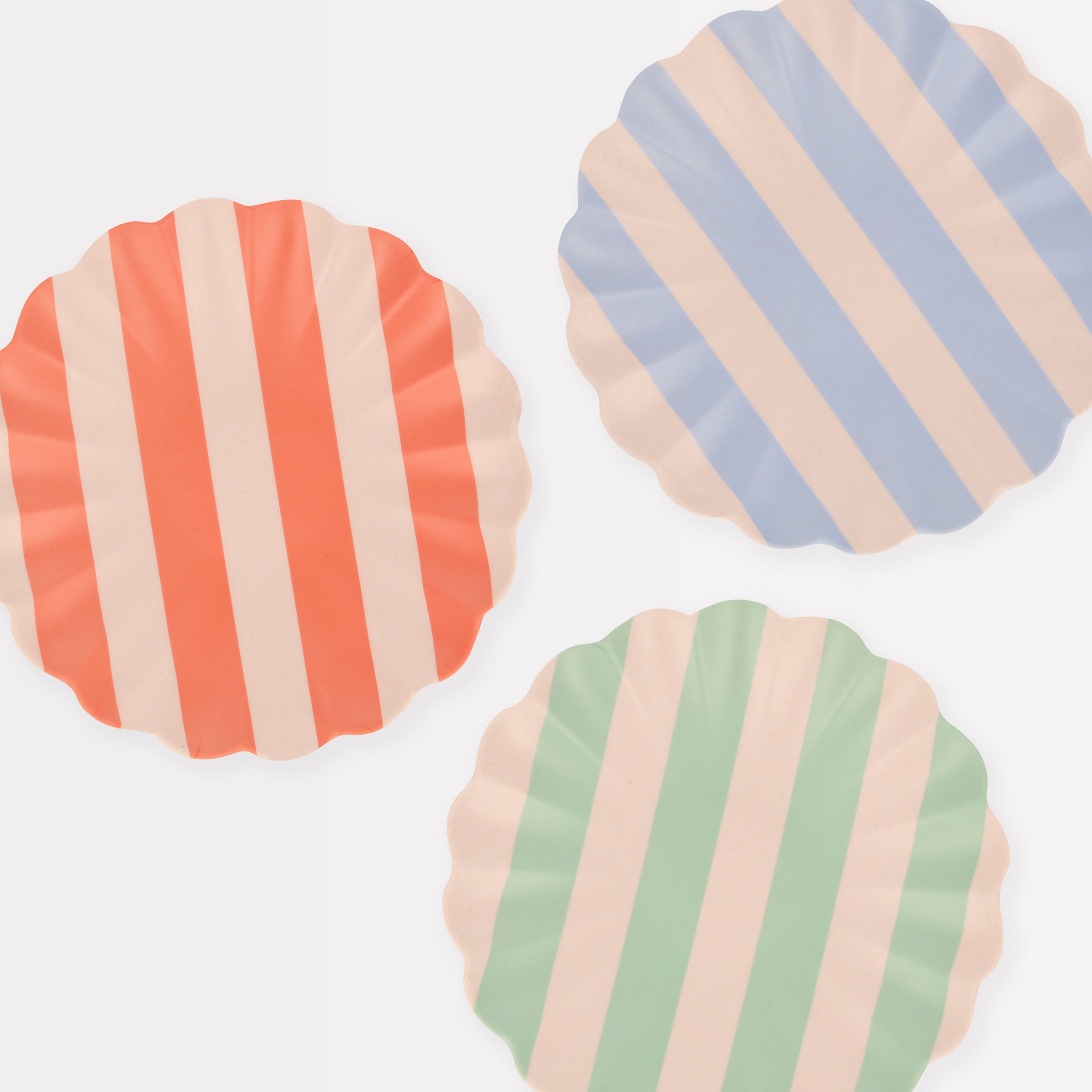 Lenox Everyday Flatware Stripey Assorted Bamboo Small Plates, Set of 6 - Image 5