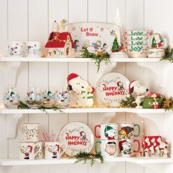 Alternative view of Lenox Everyday Flatware Snoopy Christmas Accent Plates, Set of 4