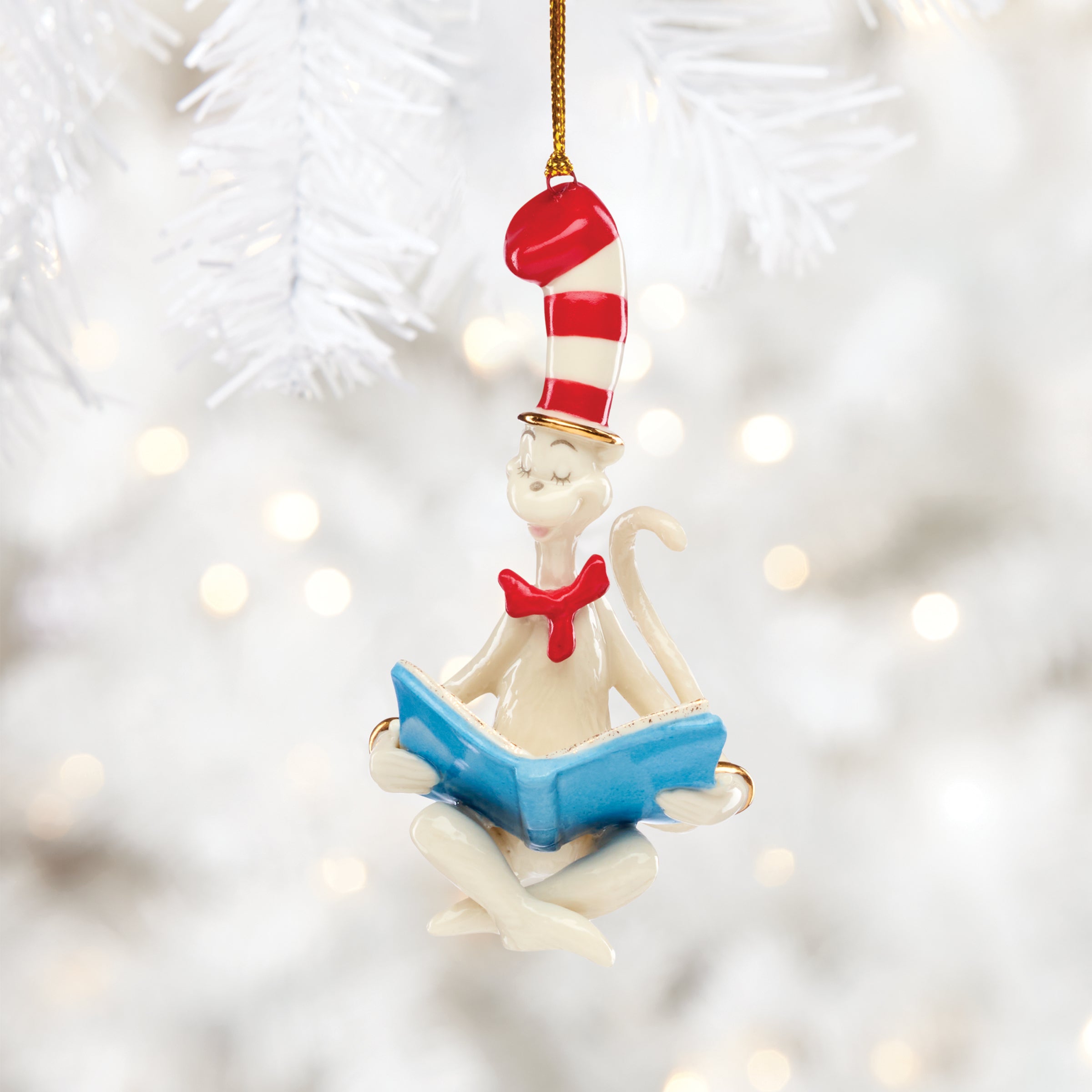 Lenox Everyday Flatware Cat In The Hat Ornament - Image 4