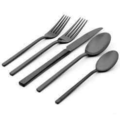 Lenox Everyday Flatware Allay Midnight 20-Piece Flatware Set