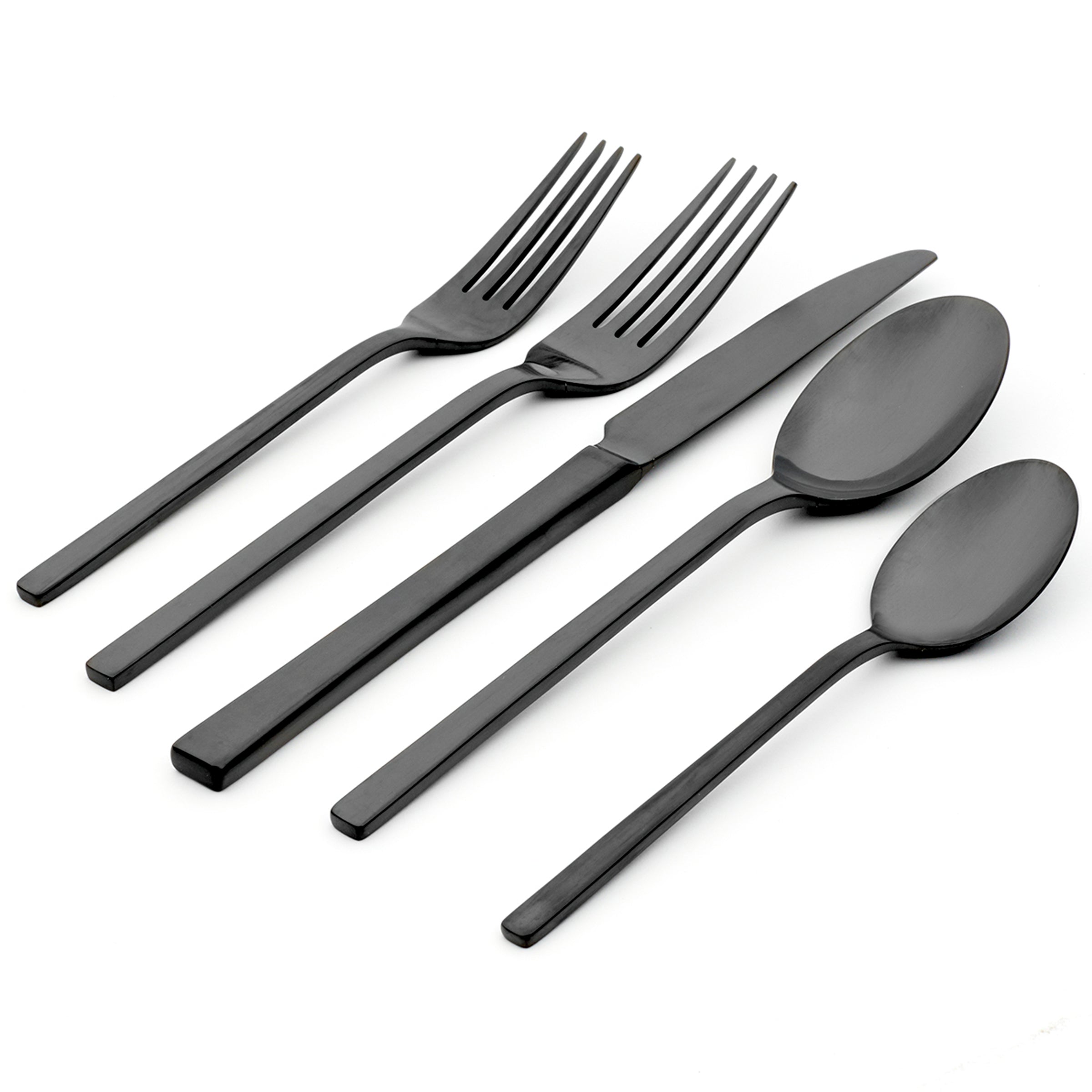 Lenox Everyday Flatware Allay Midnight 20-Piece Flatware Set