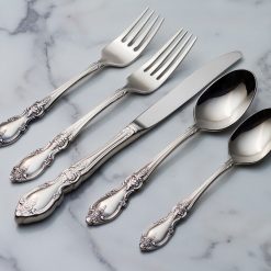 Alternative view of Lenox Everyday Flatware Louisiana Salad Forks, Set of 4
