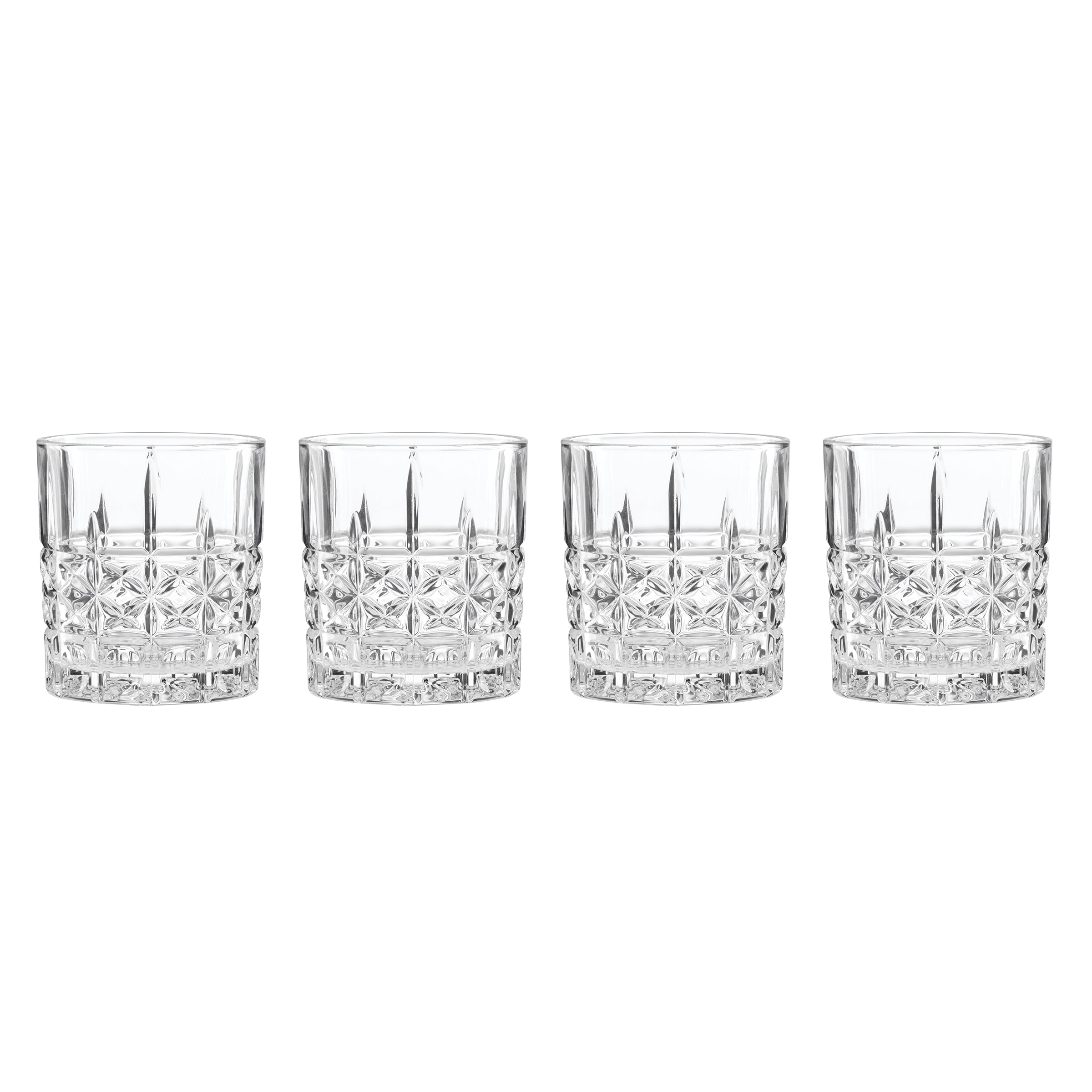 Lenox Everyday Flatware Apollo Double Old Fashion Glasses, Set of 4
