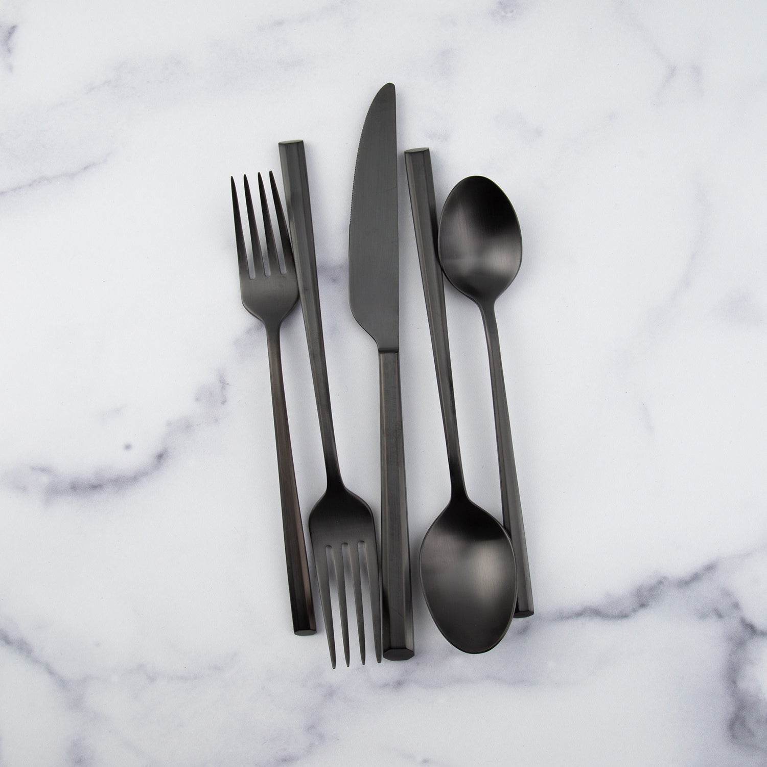 Lenox Everyday Flatware Isobel Black Satin 20-Piece Flatware Set - Image 5