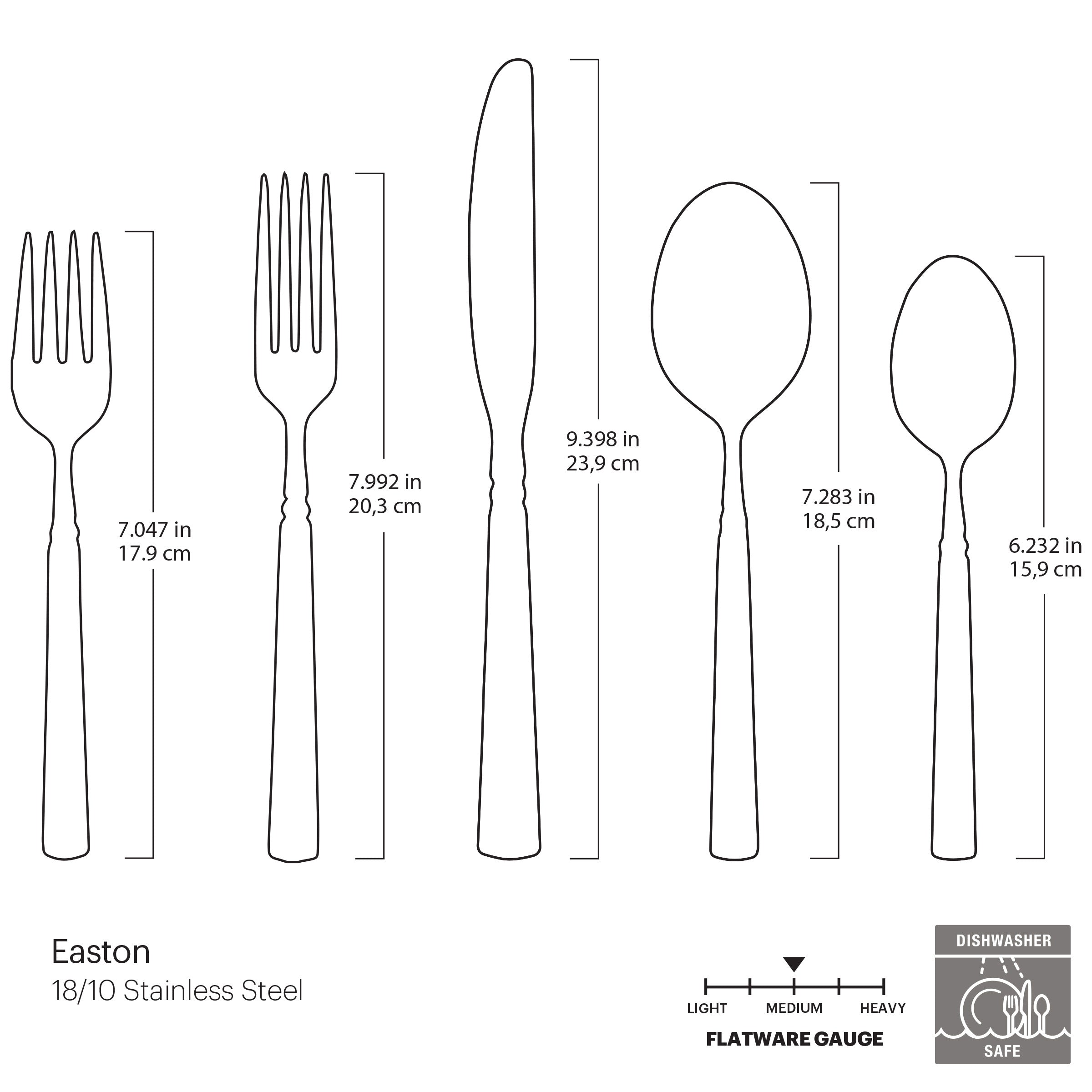 Lenox Everyday Flatware Easton 5-Piece Place Setting - Image 4