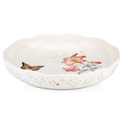 Alternative view of Lenox Everyday Flatware Butterfly Meadow Low Serving Bowl