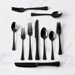 Alternative view of Lenox Everyday Flatware Portola Black Mirror 20-Piece Flatware Set