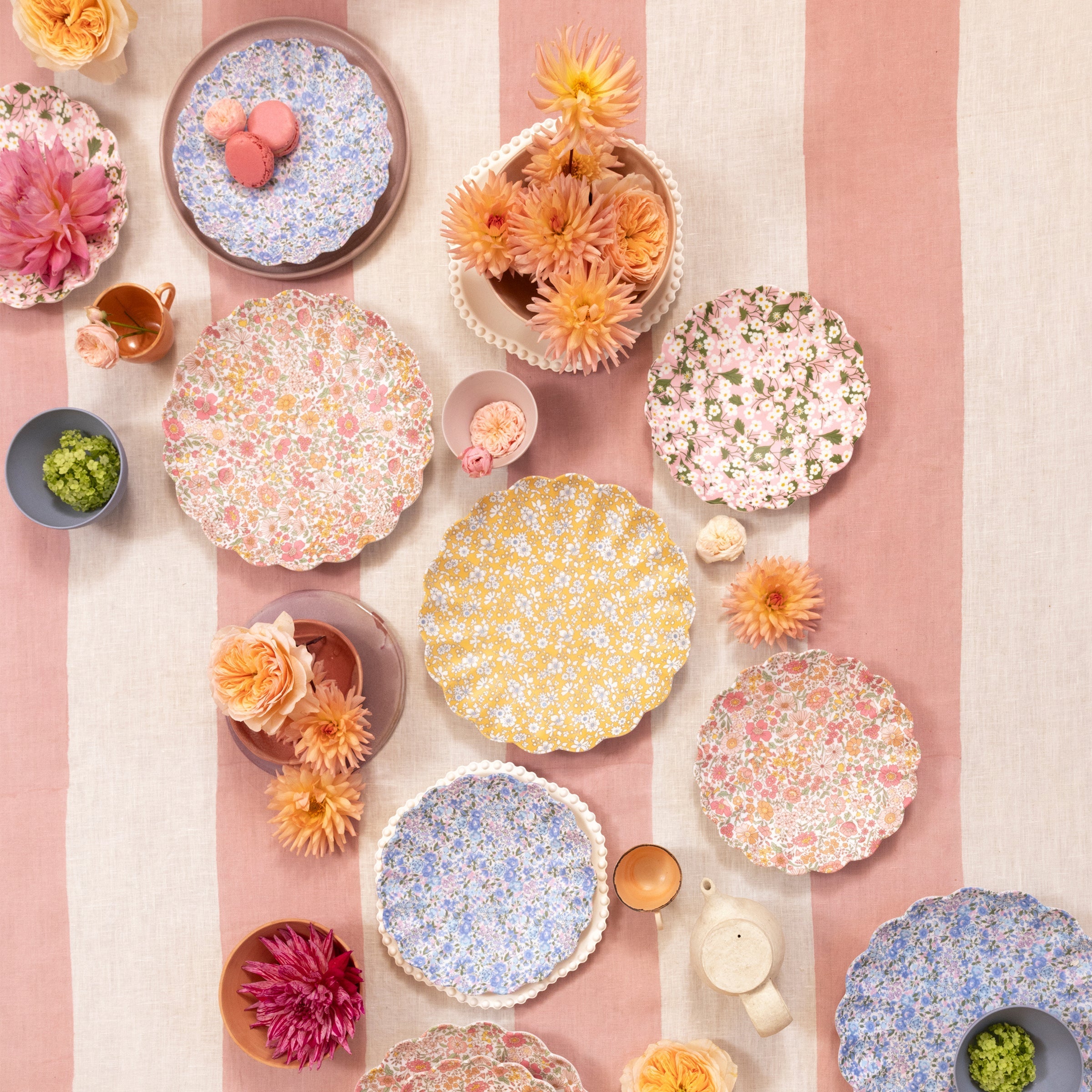 Lenox Everyday Flatware Meri Meri X Liberty Floral Melamine Small Plate, Set of 4 - Image 7