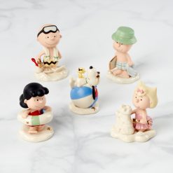 Lenox Everyday Flatware Peanuts 5-Piece Beach Party Figurine Set