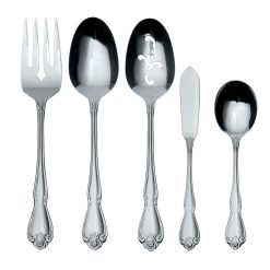 Lenox Everyday Flatware True Rose 5 Piece Everyday Flatware Serving Set
