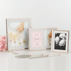Alternative view of Lenox Everyday Flatware Rosy Glow Double 5x7 Photo Frame