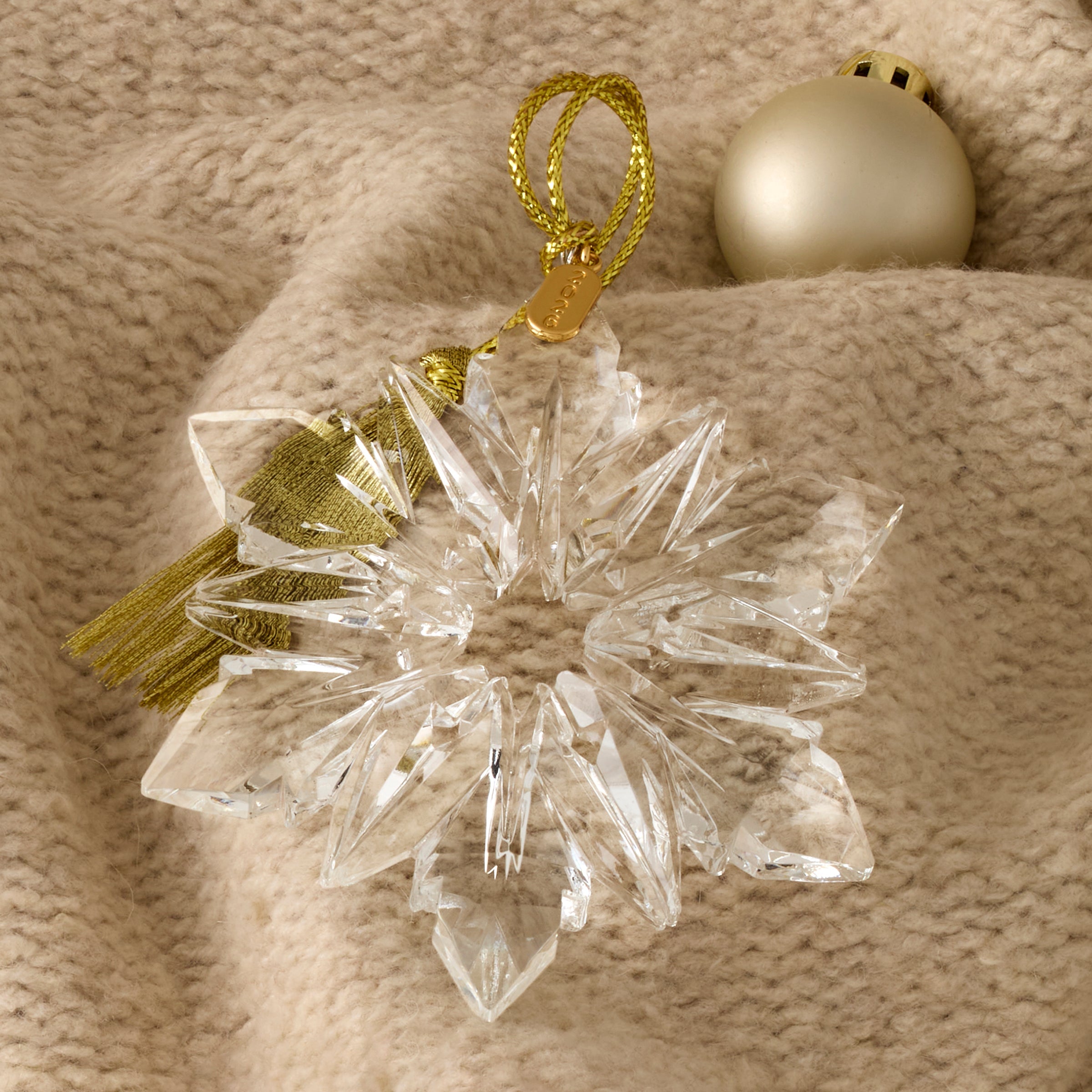 Lenox Everyday Flatware 2026 Optic Snowflake Ornament - Image 2