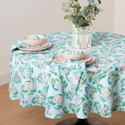 Alternative view of Lenox Everyday Flatware Lenox Spice Village Allover 70x70 Round Tablecloth