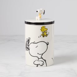 Lenox Everyday Flatware Chef Snoopy Small Canister