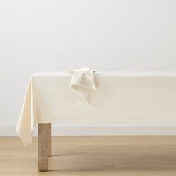 Alternative view of Lenox Everyday Flatware French Perle Natural 60x84 Tablecloth