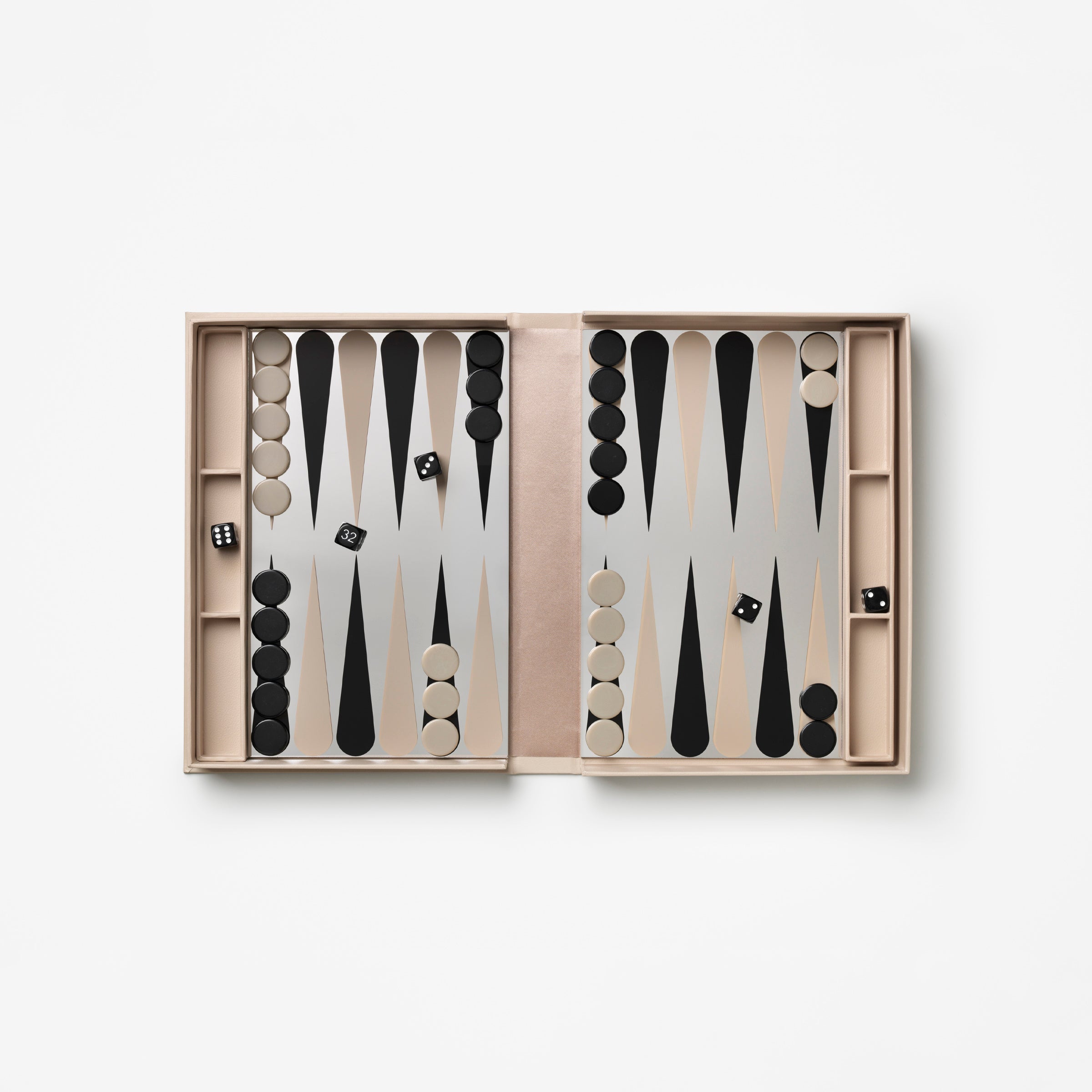 Lenox Everyday Flatware The Art Of Backgammon Mirror Board Game