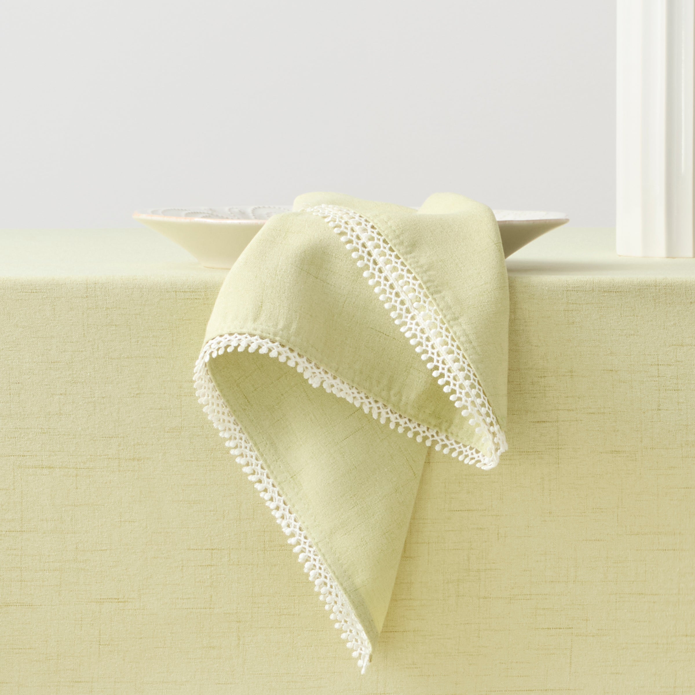 Lenox Everyday Flatware French Perle Pistachio Napkin, Set of 2