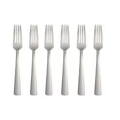 Lenox Everyday Flatware Aptitude Dinner Forks, Set of 6